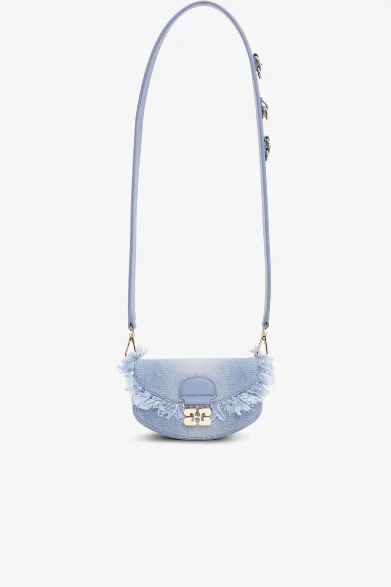 Blauwe denim Apo-G-portemonnee