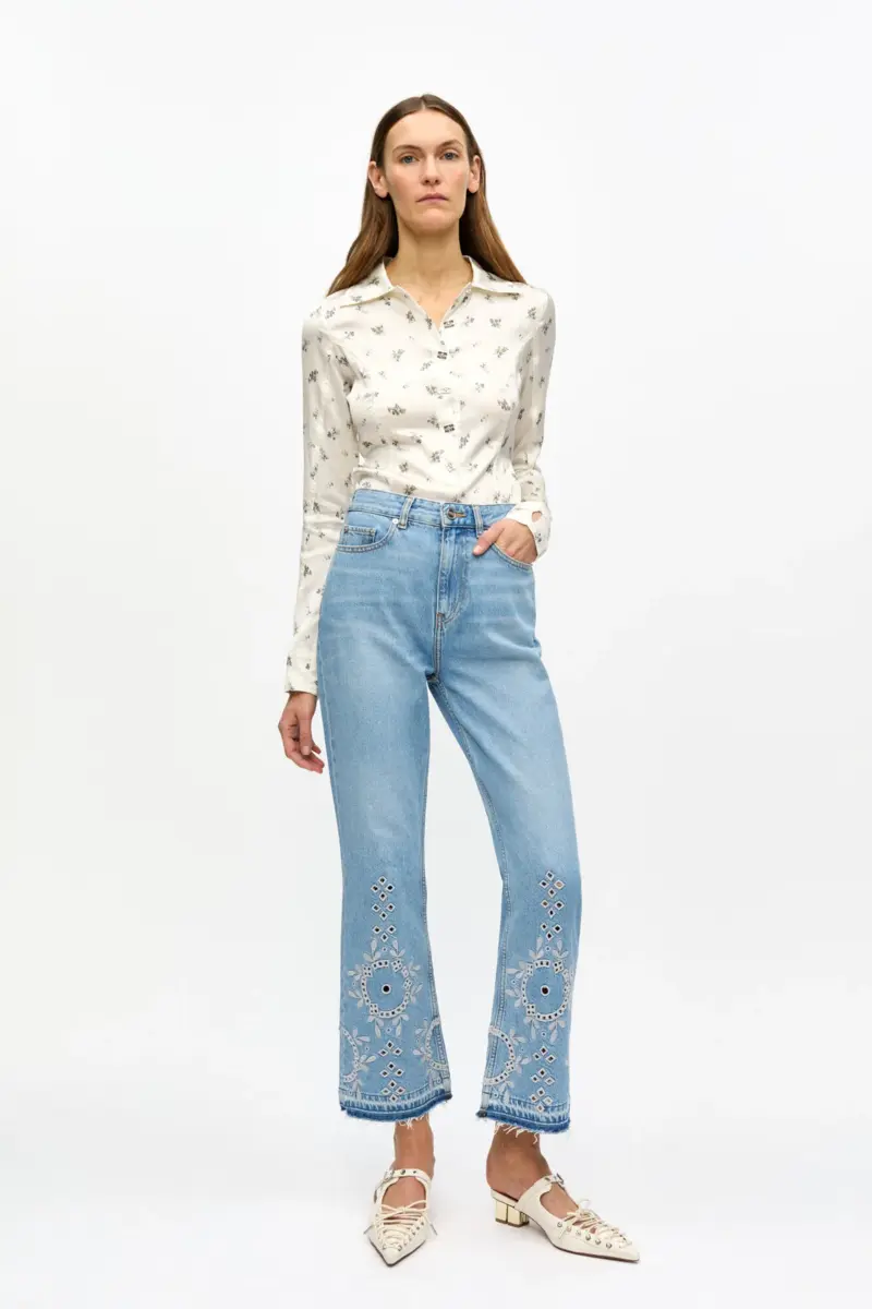 Broderie Anglaise Betzy-jeans