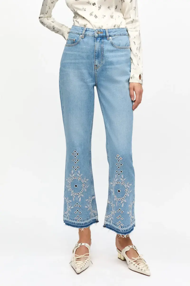 Broderie Anglaise Betzy-jeans