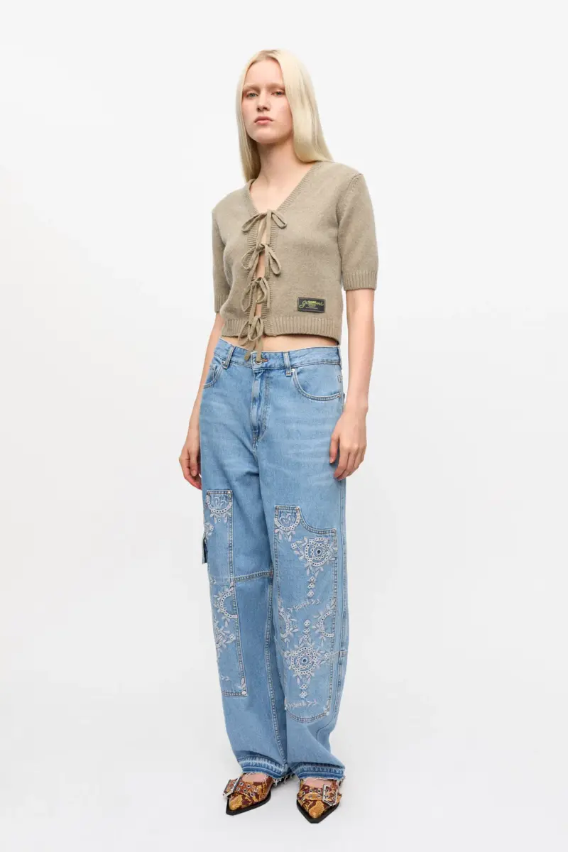 Broderie Anglaise Carpenter-jeans