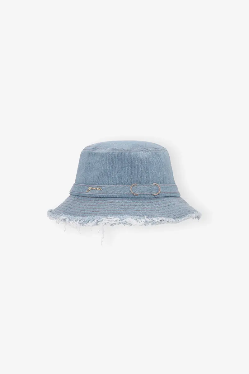Denim bucket hat
