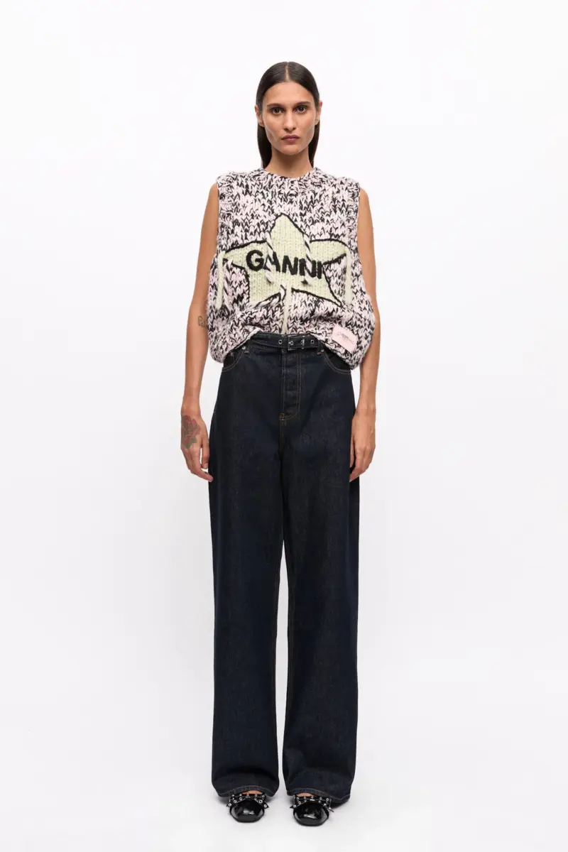 Donkerblauwe Izey-jeans