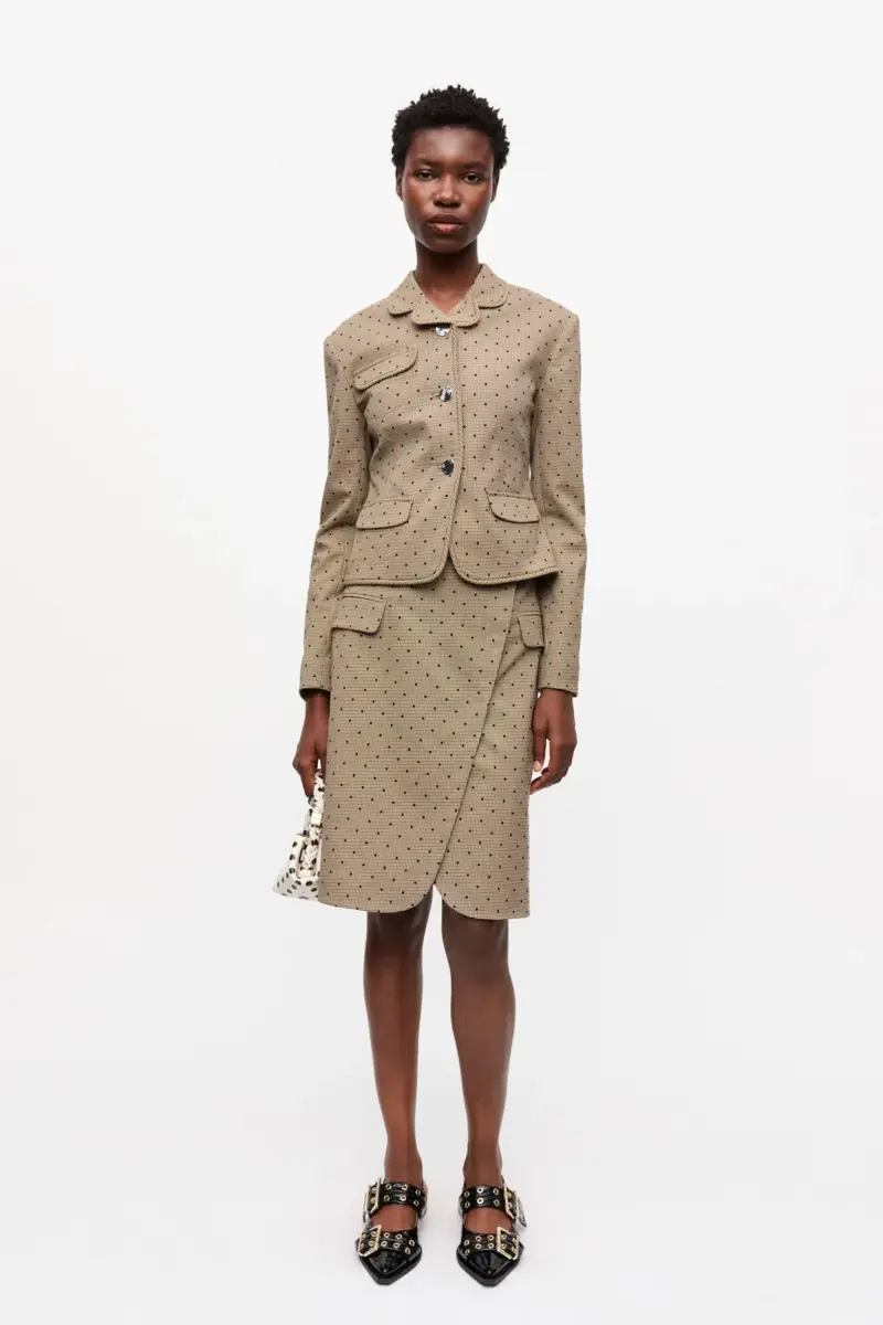 Flock Check-pakblazer