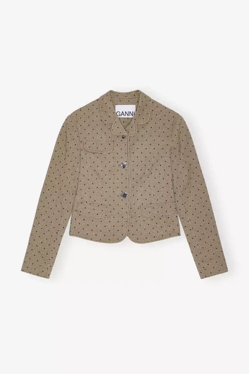 Flock Check-pakblazer Flock Check-pakblazer