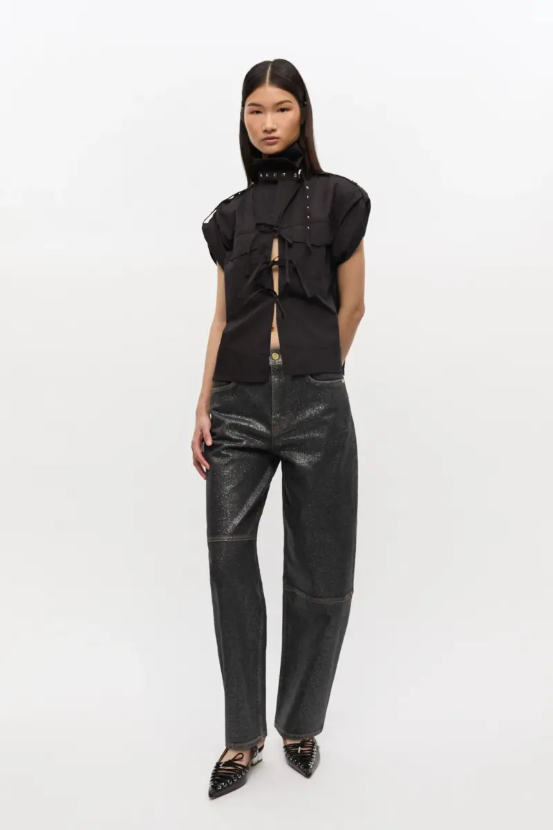 Glanzende folie Stary-jeans