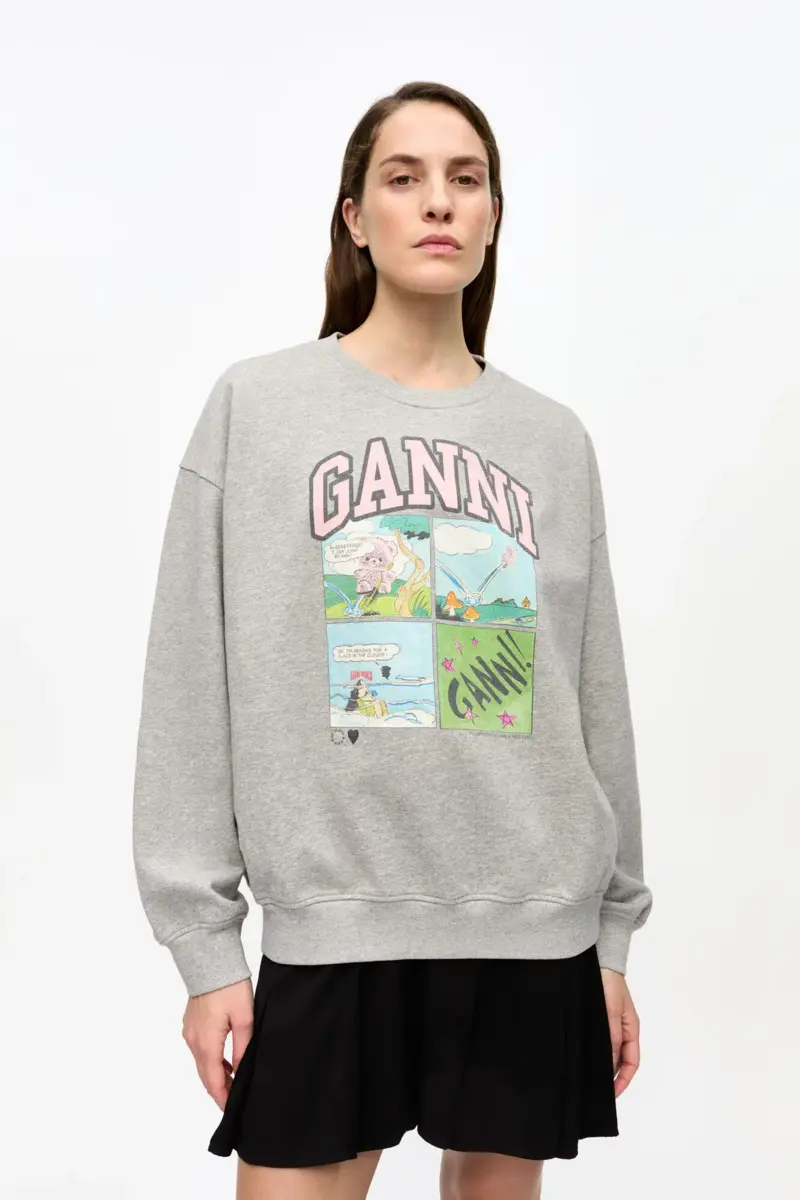 Grijs oversized sweatshirt van Isoli