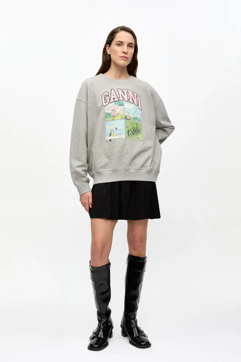 Grijs oversized sweatshirt van Isoli