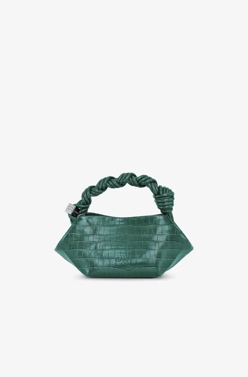 Groene Croco Mini GANNI Bou-tas