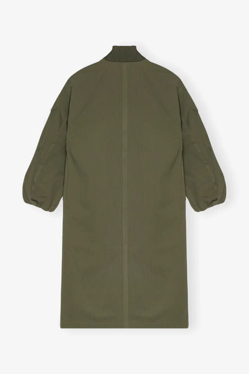 Groene oversized jas van Tech Seersucker Groene oversized jas van Tech Seersucker