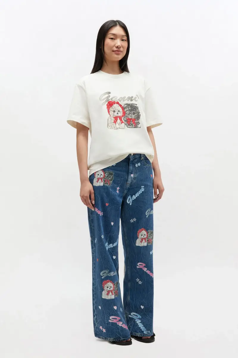 Ivoor T-shirt met dierenprint