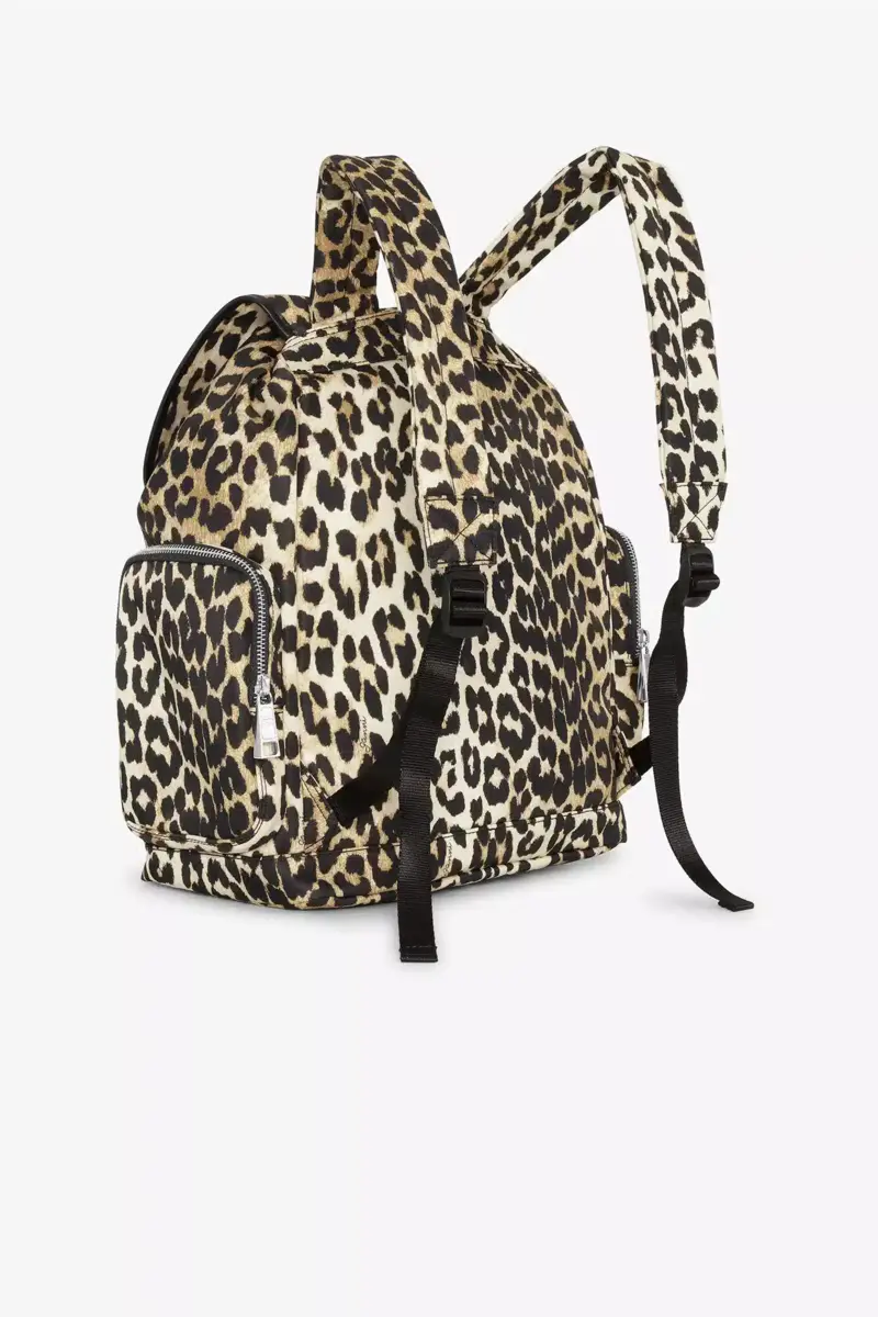 Leopard Bucky nylon rugzak
