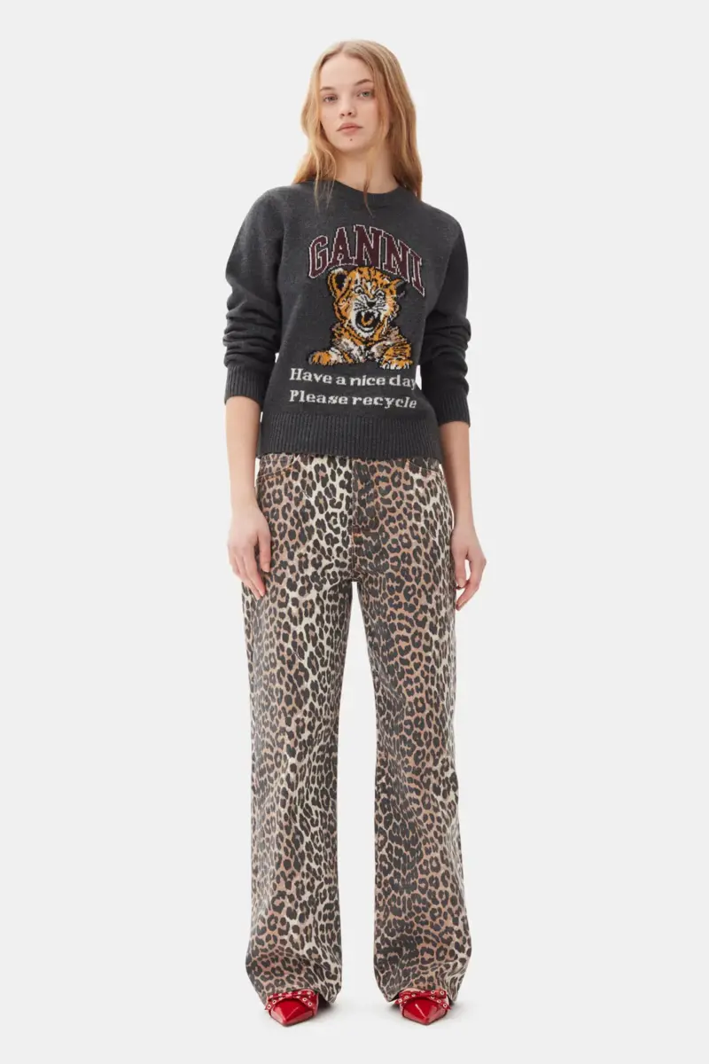 Leopard Izey-jeans