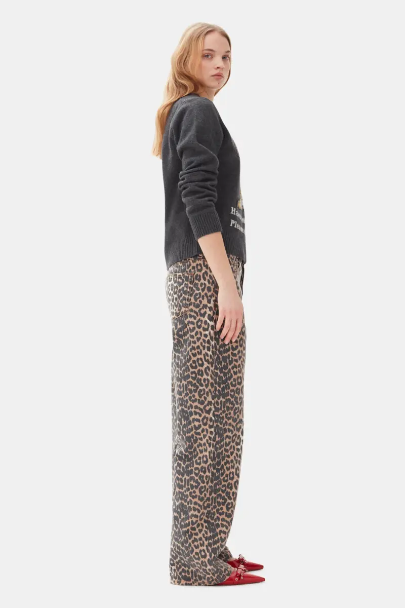 Leopard Izey-jeans