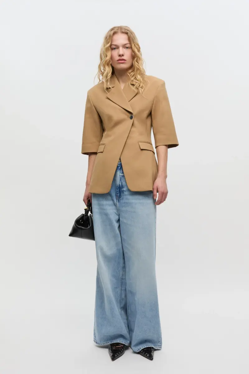 Lichtblauwe baggy jeans