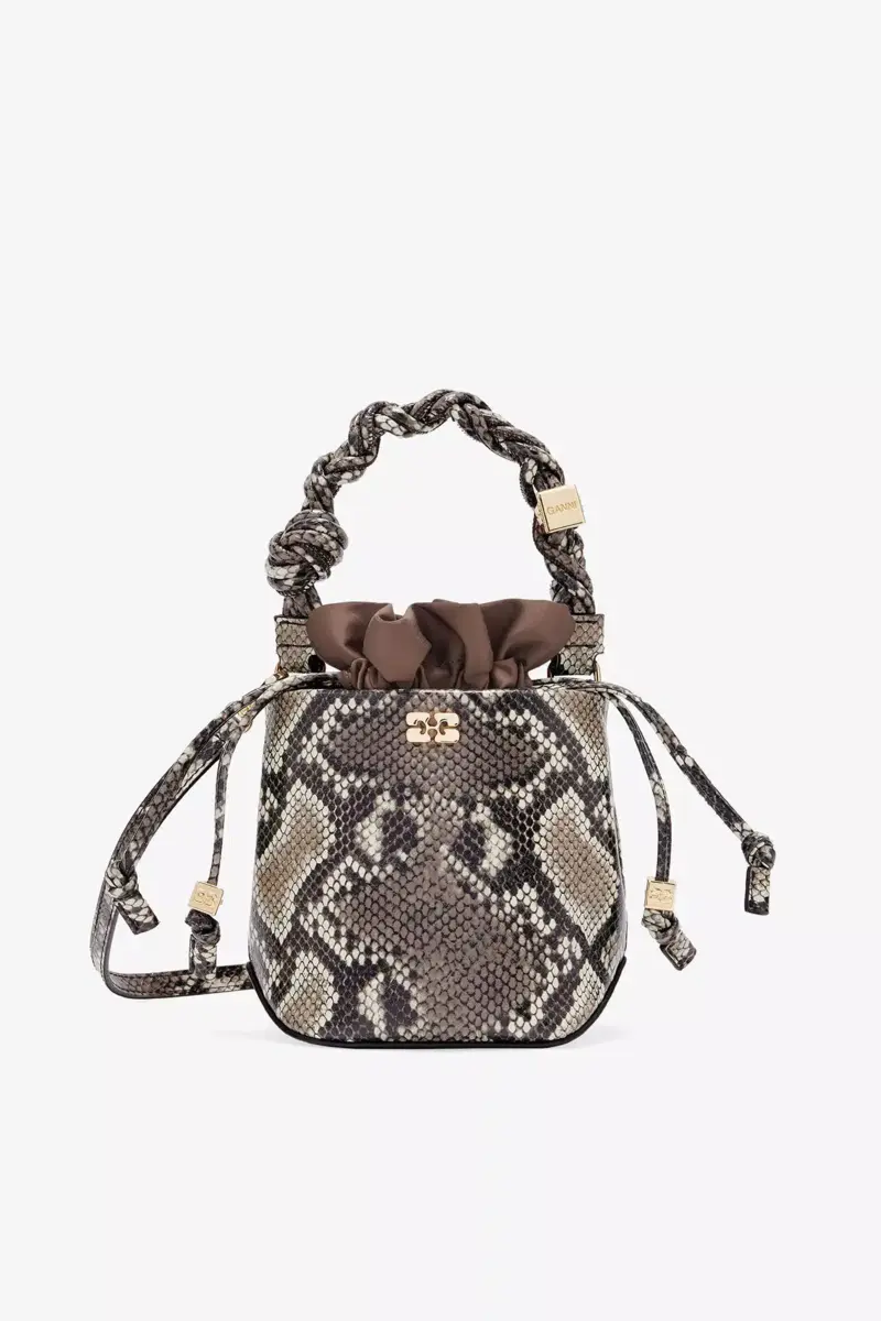 Slangen Mini GANNI Bou Bucket Bag