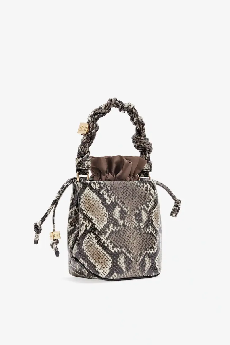 Slangen Mini GANNI Bou Bucket Bag