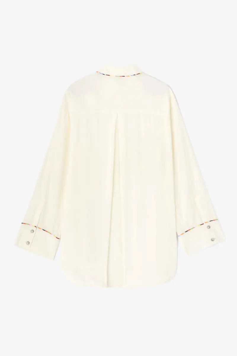 Soepelvallend raglanshirt van modal