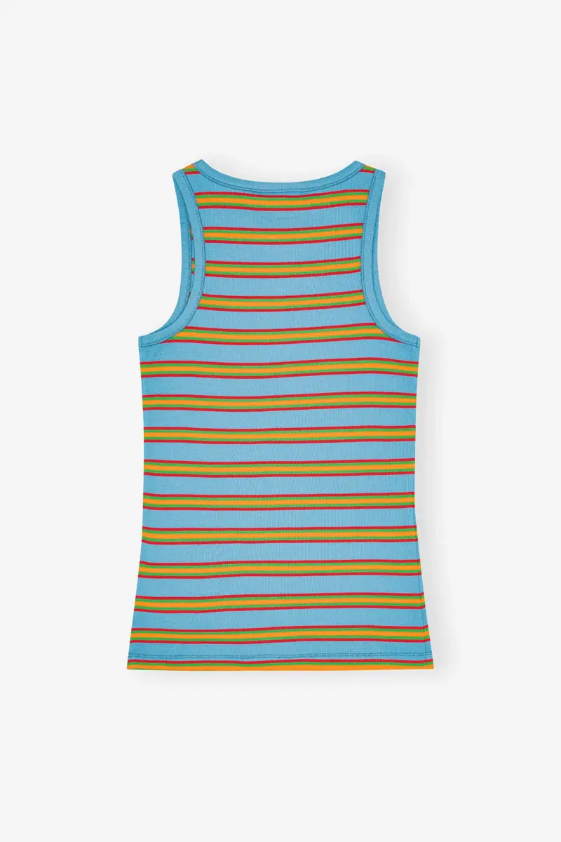 Tank top met veelkleurige strepen