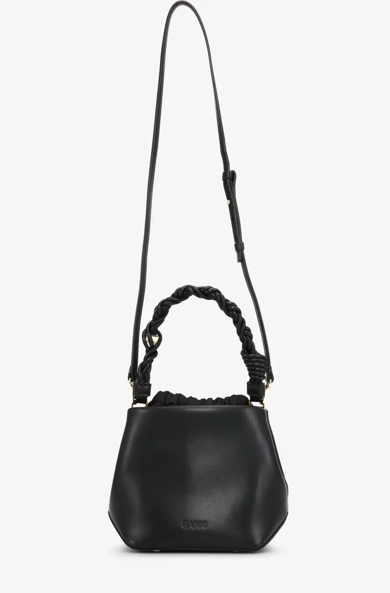 Zwarte GANNI Bou-bucketbag